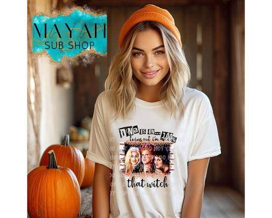 100% that witch shirt. -Mayan Sub Shop