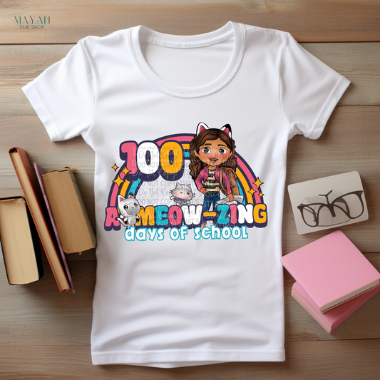 100 Days School Shirt - Mayan Sub Shop