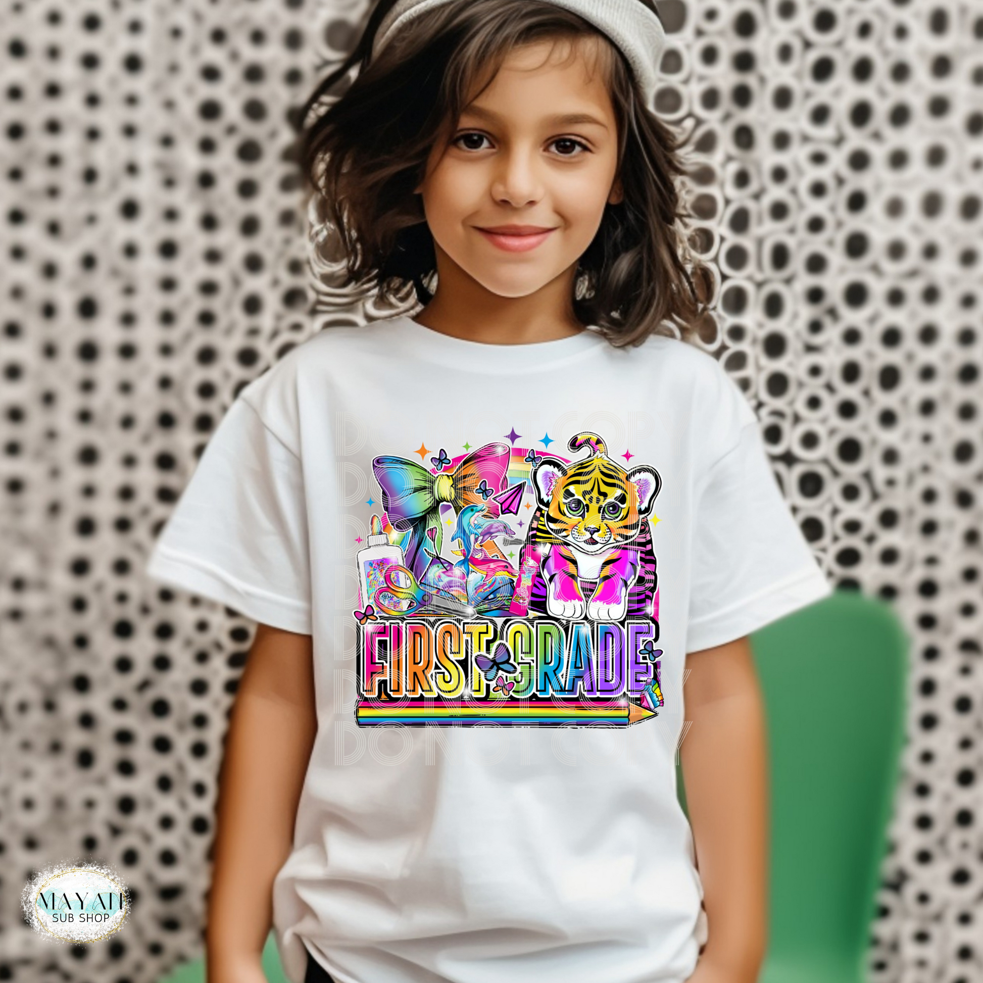 First grade L.F. kids shirt. -Mayan Sub Shop