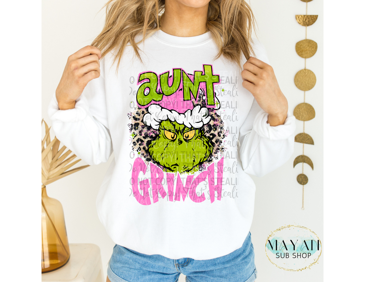 Aunt Mean One Sweatshirt - Mayan Sub Shop