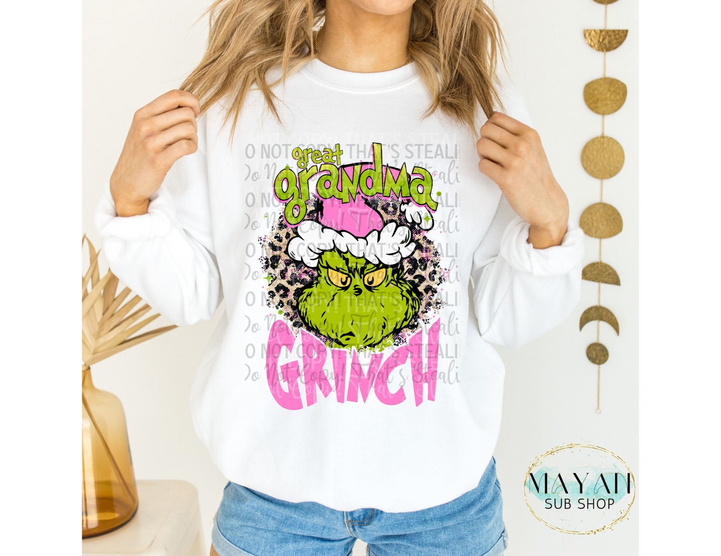 Great Grandma Mean One Sweatshirt - Mayan Sub Shop