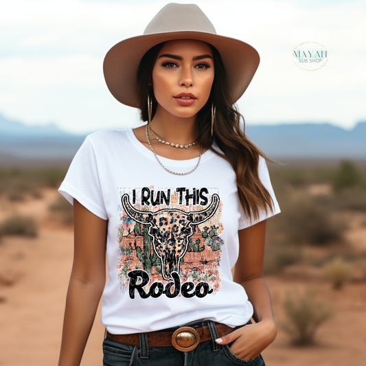 I run this rodeo shirt. -Mayan Sub Shop
