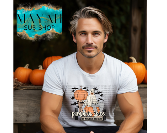 Be naughty not nice shirt. -Mayan Sub Shop