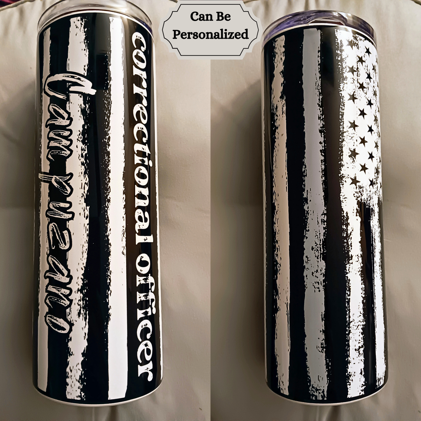 Correctional Officer 20 oz. Skinny Tumbler - Mayan Sub Shop