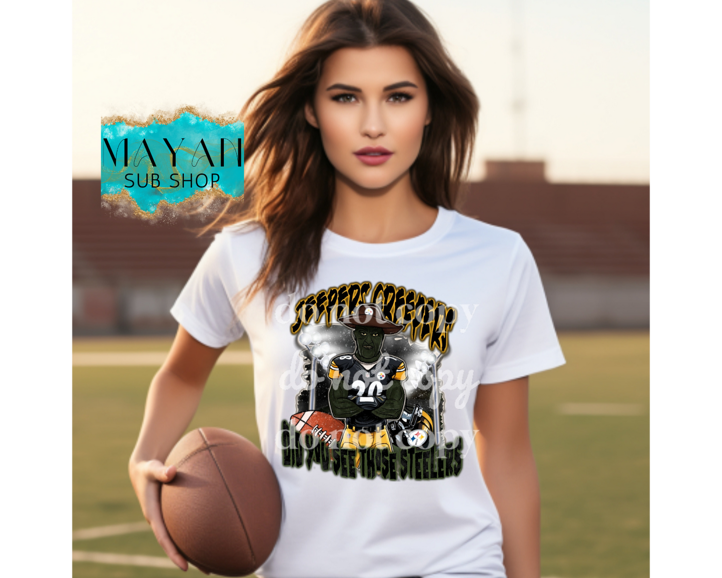 Football jeepers shirt. - Mayan Sub Shop