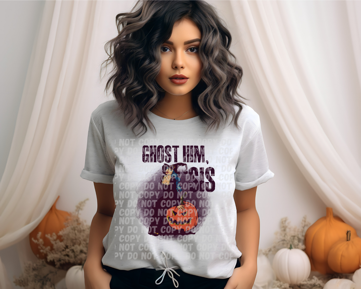 Ghost him shirt. -Mayan Sub Shop