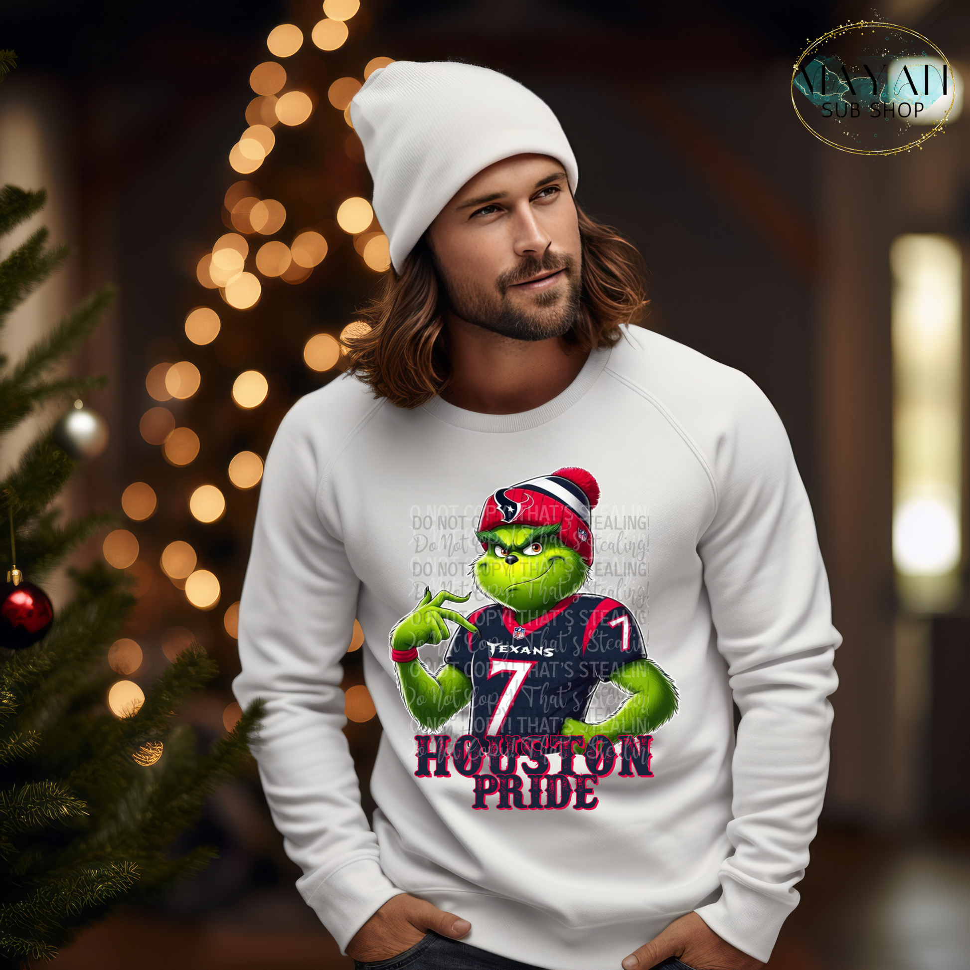 Houston Football sweatshirt. -Mayan Sub Shop