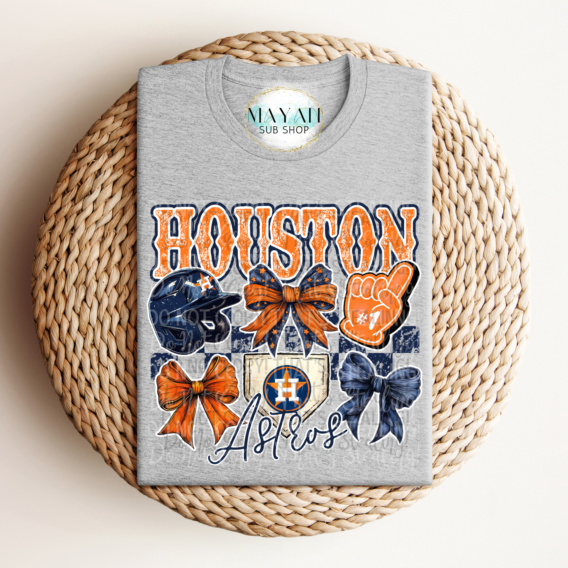 Houston Baseball Coquette Shirt - Mayan Sub Shop
