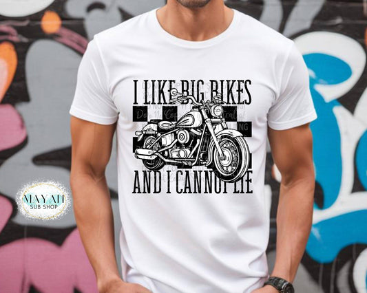 I like big bikes shirt. -Mayan Sub Shop