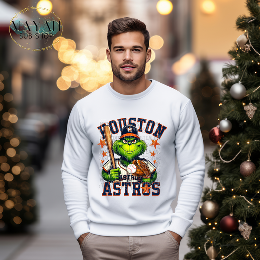 Green Guy 'Stros Sweatshirt - Mayan Sub Shop