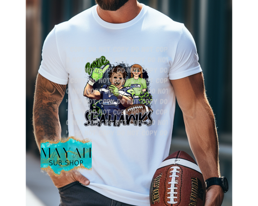 Football massacre shirt. -Mayan Sub Shop