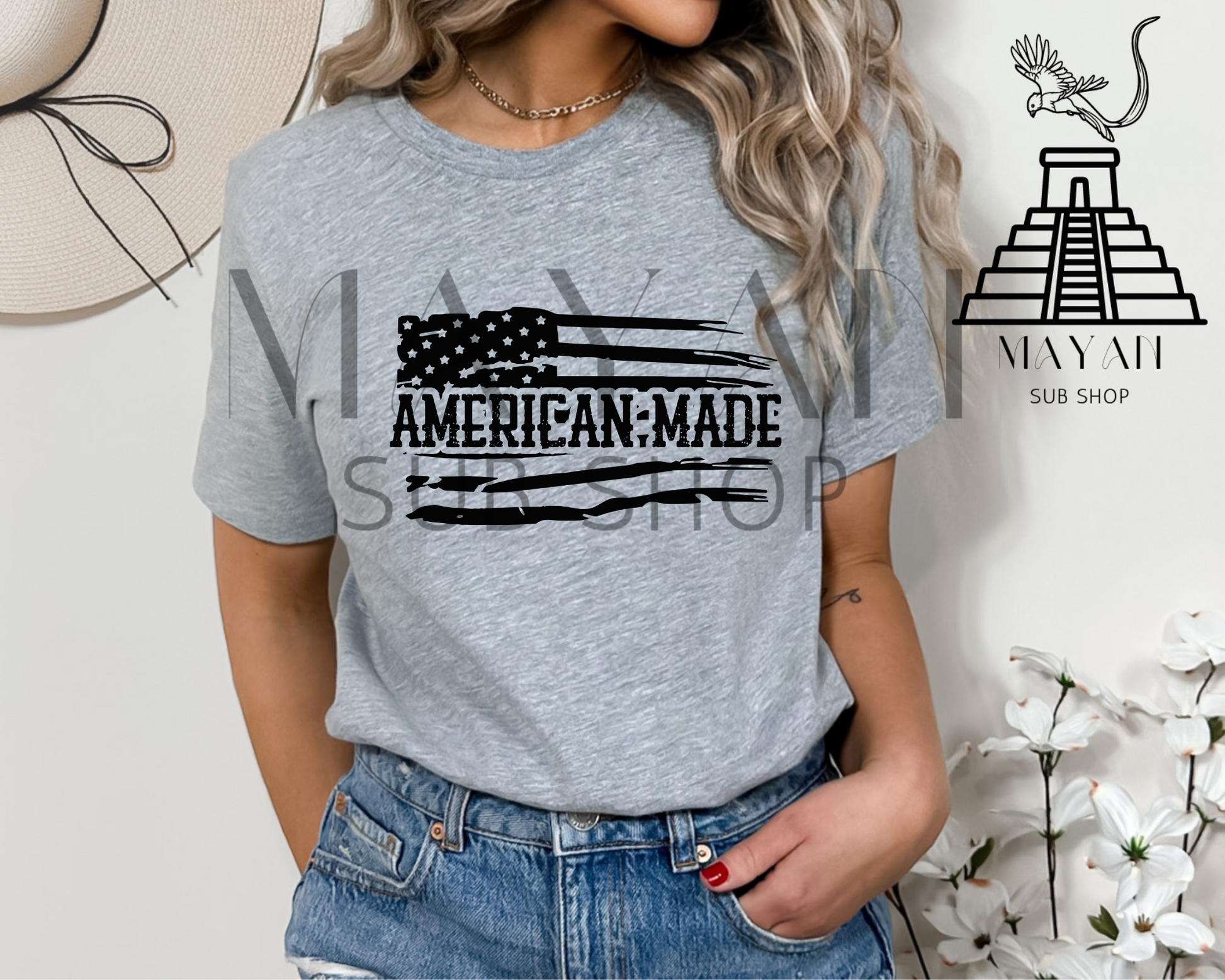 American Made shirt - Mayan Sub Shop