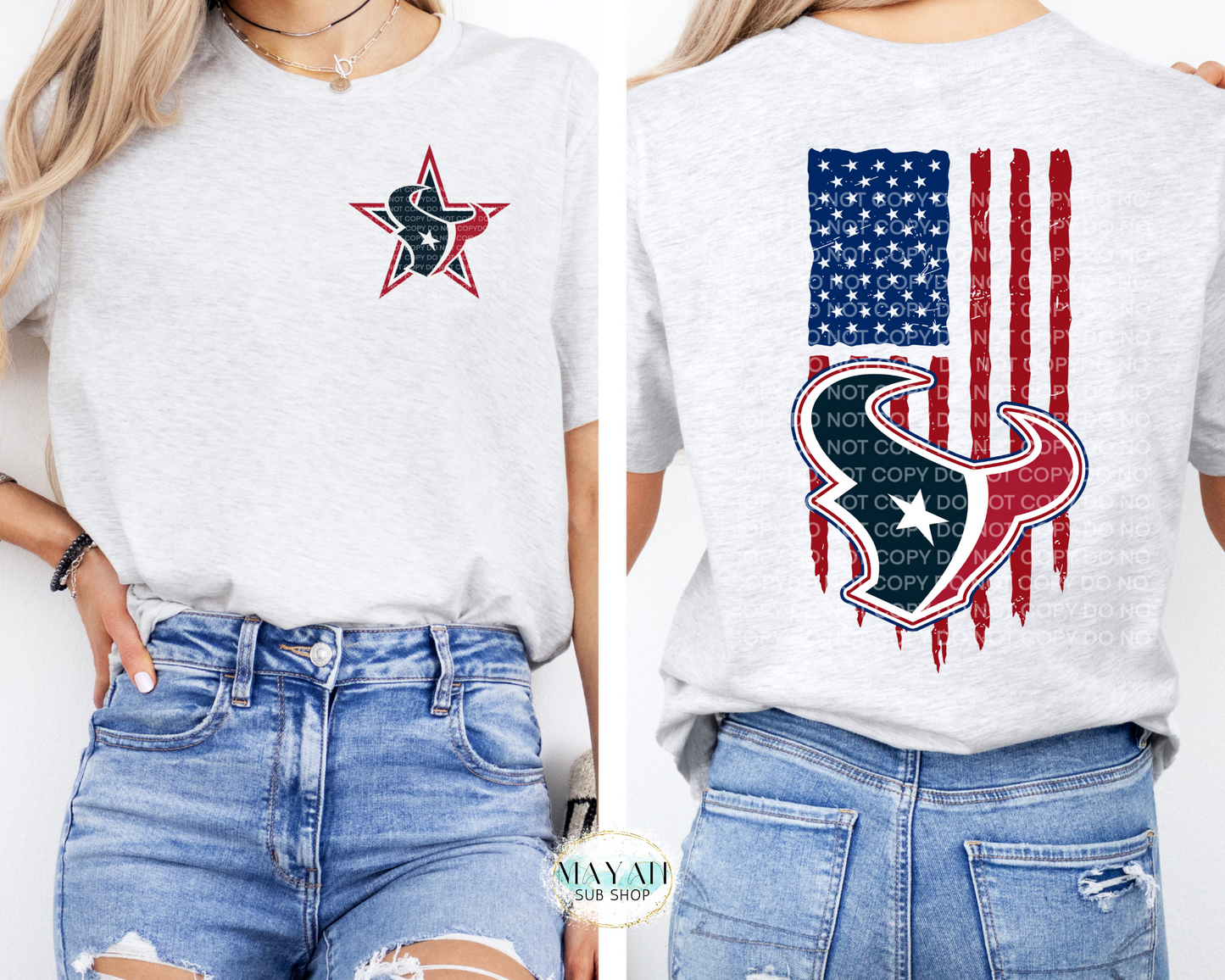 Houston Football Flag Shirt