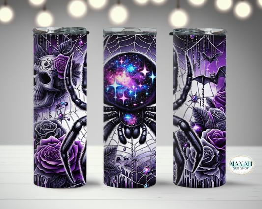 Black widow tumbler. -Mayan Sub Shop