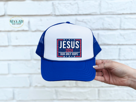 Jesus 2024 trucker hat. -Mayan Sub Shop