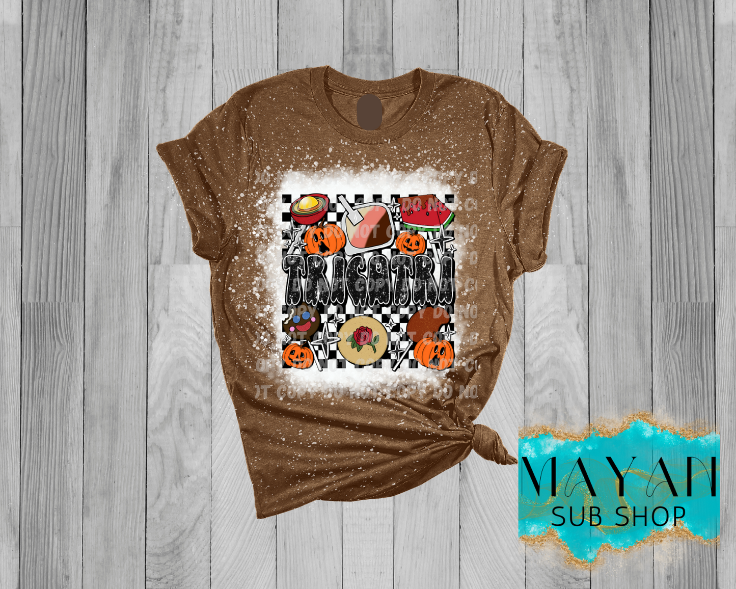 Tricotri Bleached Shirt - Mayan Sub Shop