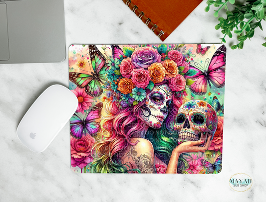 Catrina Pink Mouse Pad