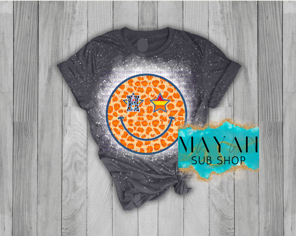 Astros Smiles Bleached Shirt - Mayan Sub Shop