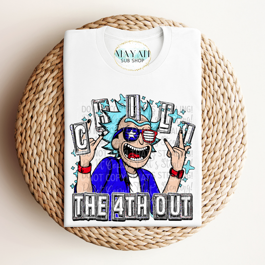 Chill the 4th of out shirt. -Mayan Sub Shop