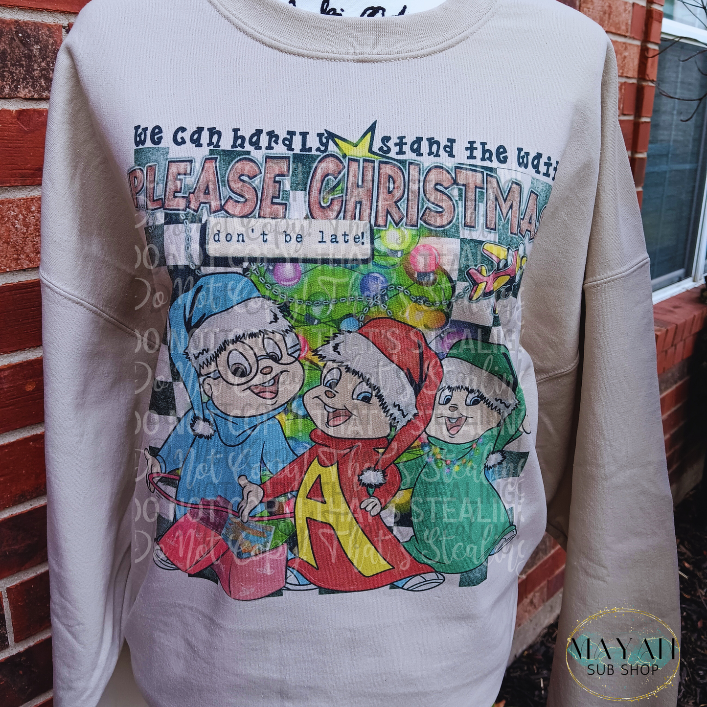 Christmas Don't Be Late Sweatshirt - Mayan Sub Shop