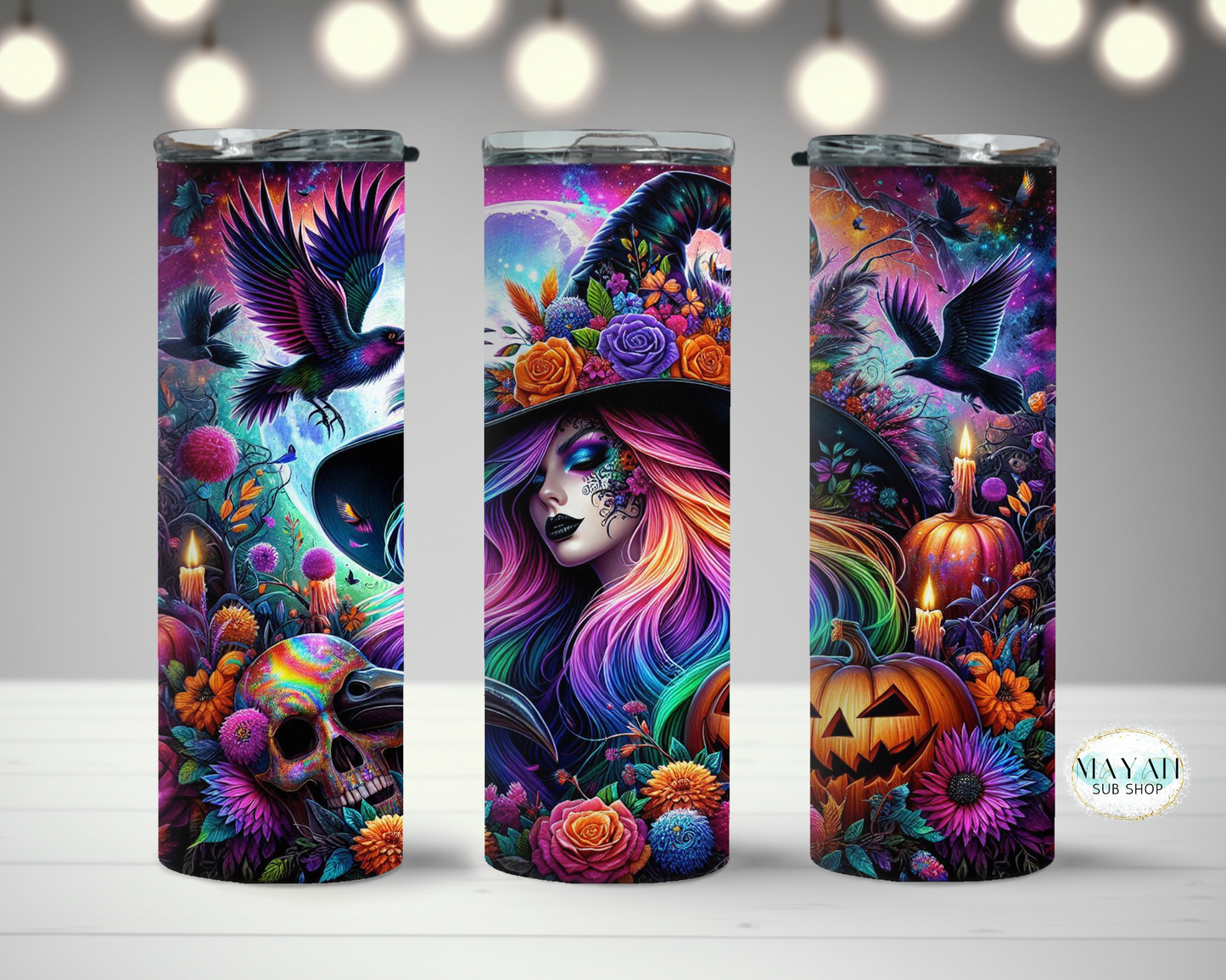 Neon Witch Tumbler