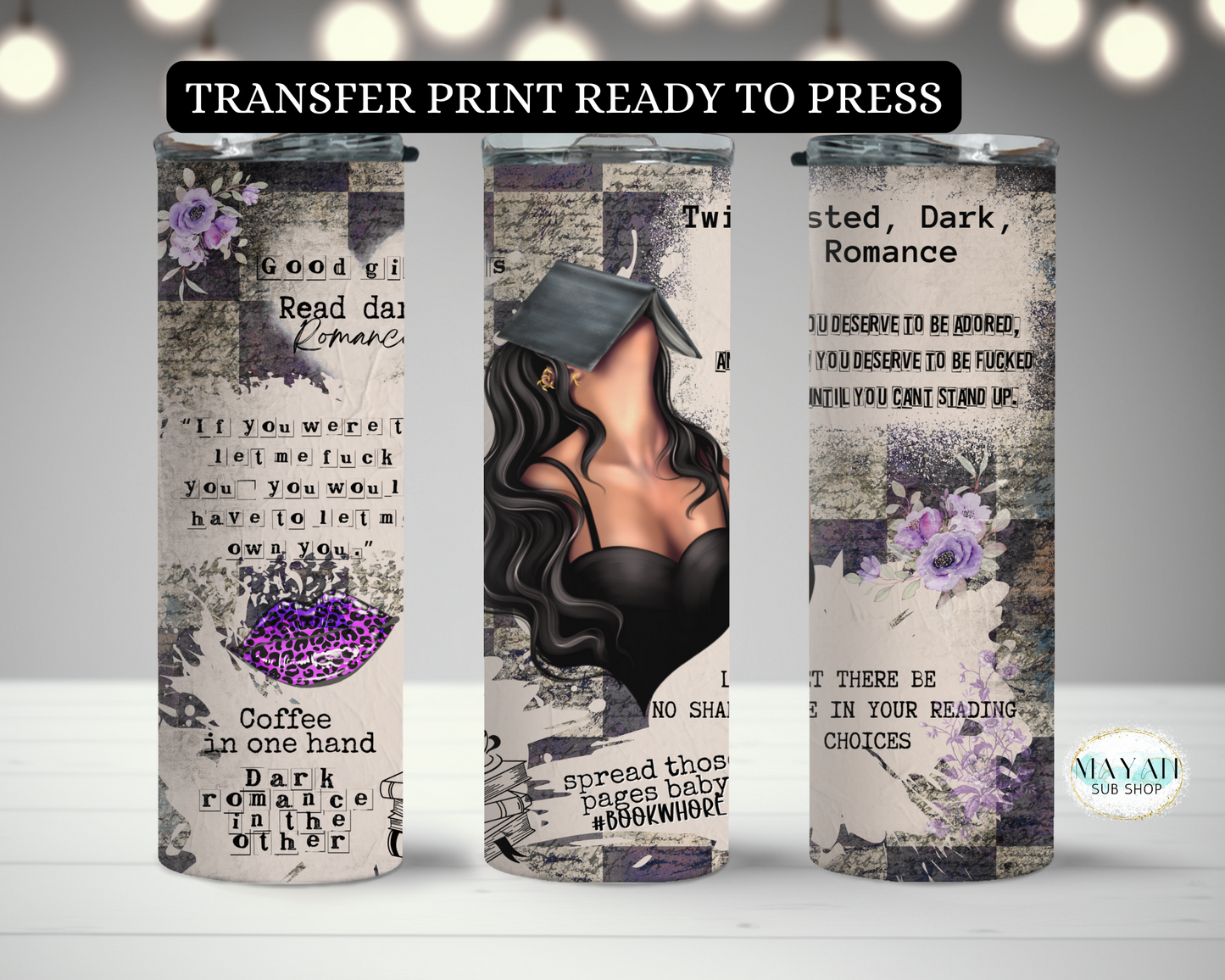 Dark Romance Transfer Print