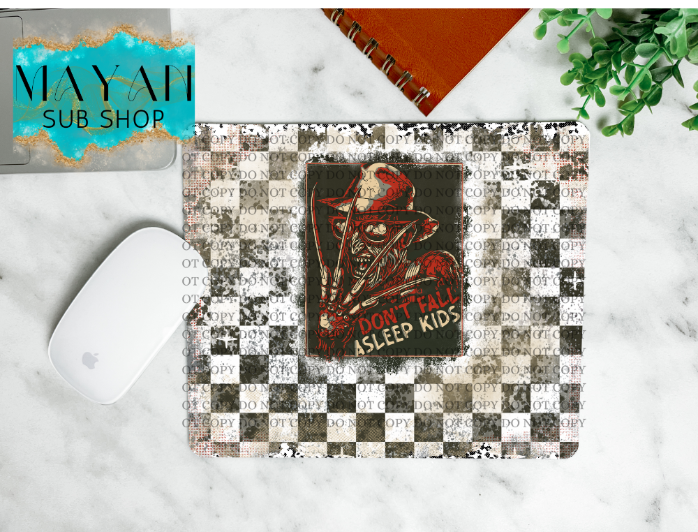 Don't fall asleep mouse pad. -Mayan Sub Shop