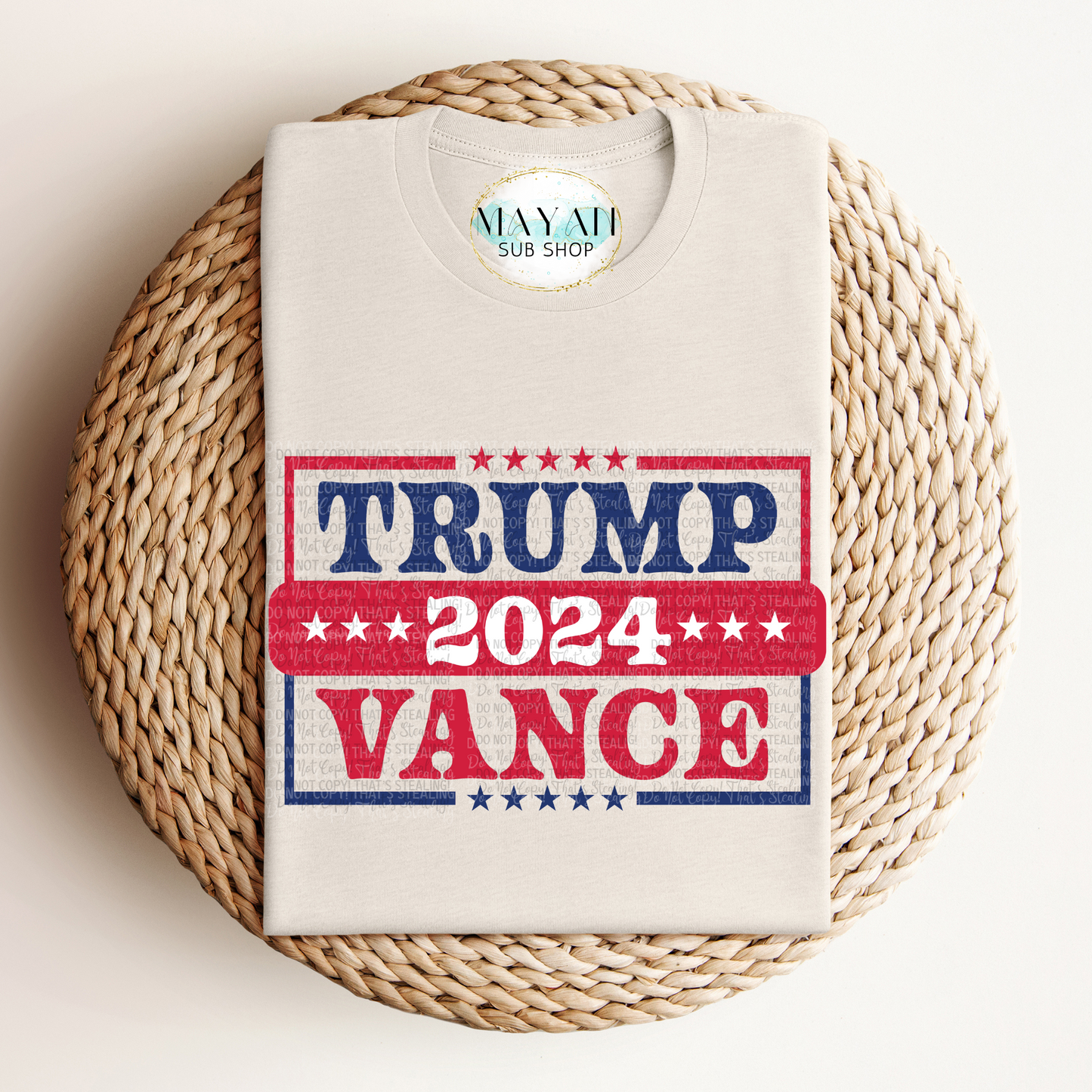 Trump 2024 Vance R/B Shirt