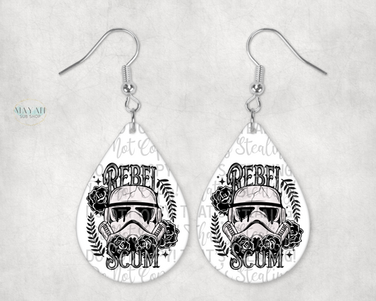 Rebel scum earrings. -Mayan Sub Shop