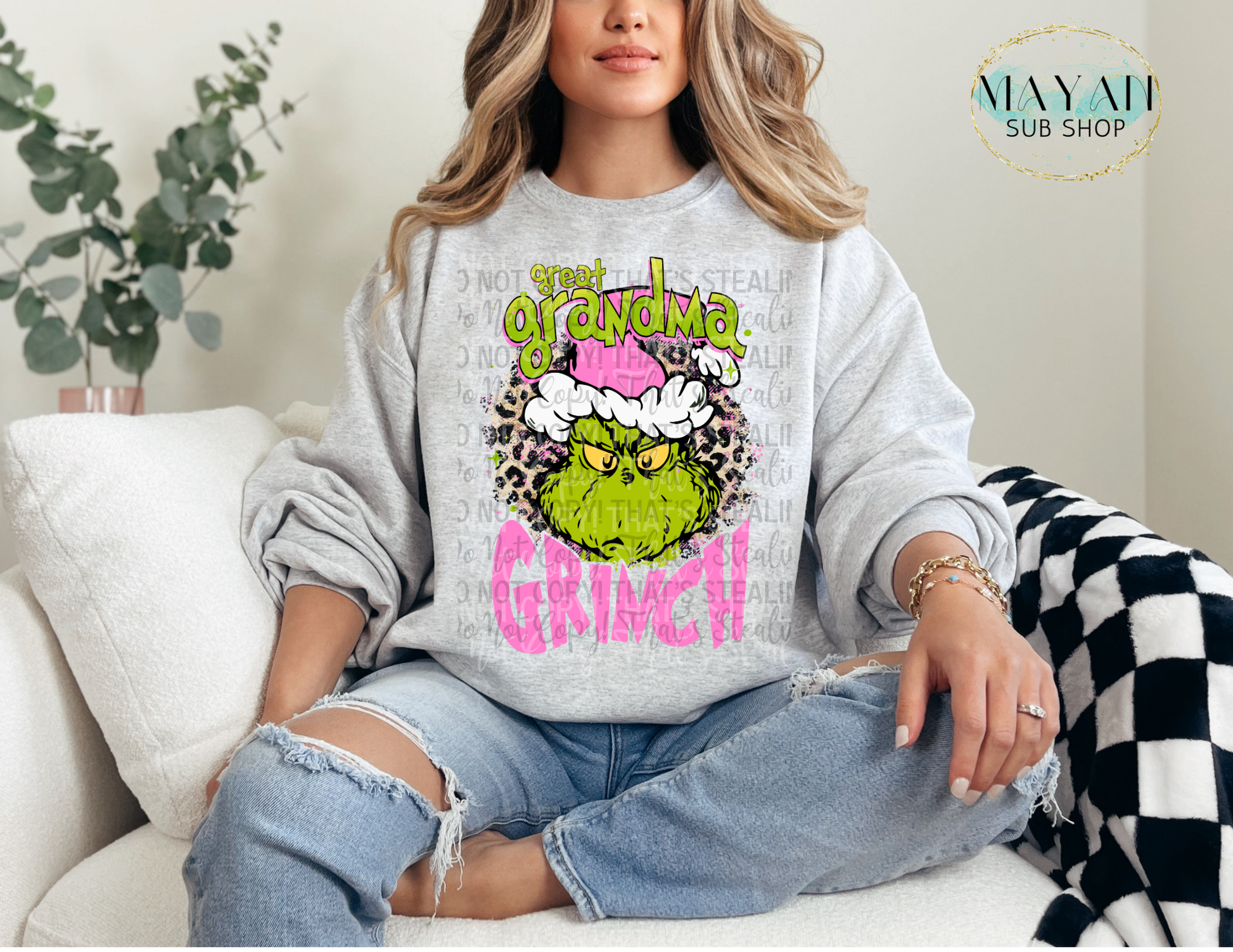 Great Grandma Mean One Sweatshirt - Mayan Sub Shop