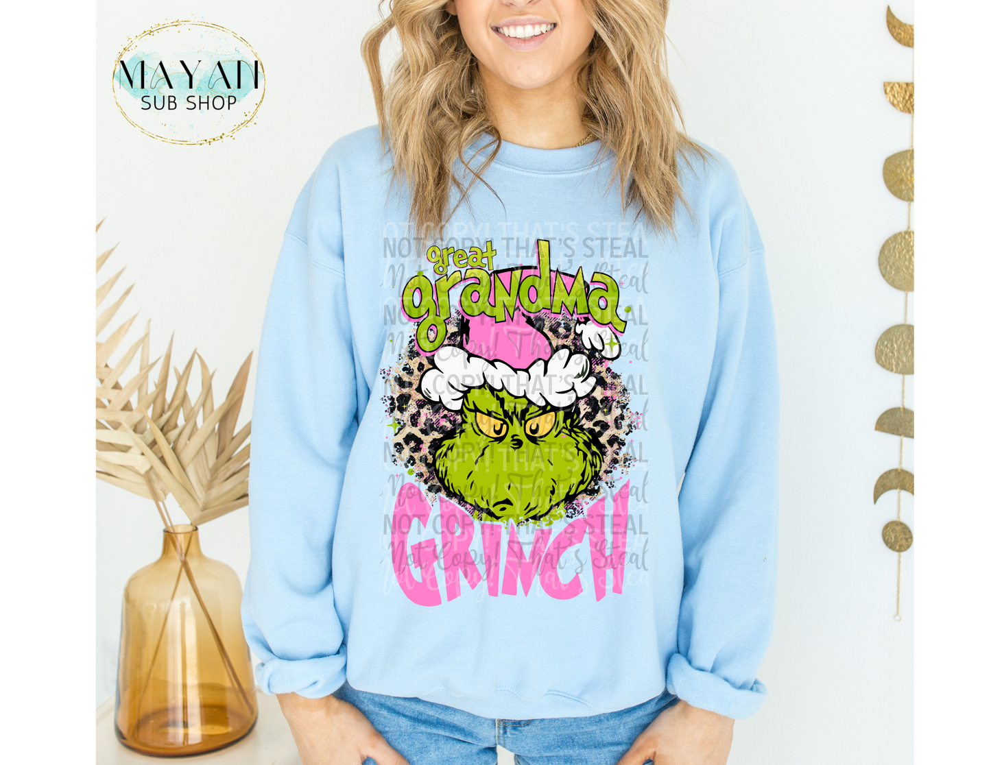 Great Grandma Mean One Sweatshirt - Mayan Sub Shop