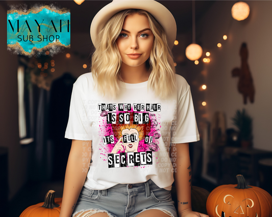 Full of secrets shirt. -Mayan Sub Shop
