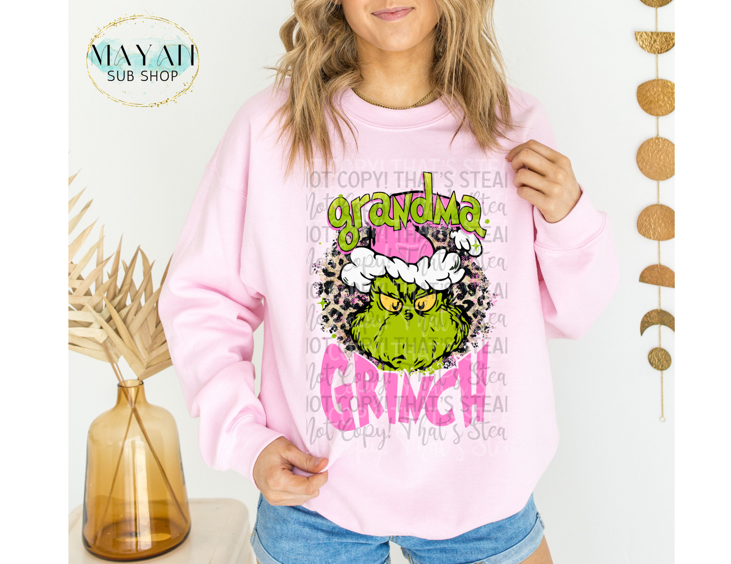 Grandma Mean One Sweatshirt - Mayan Sub Shop
