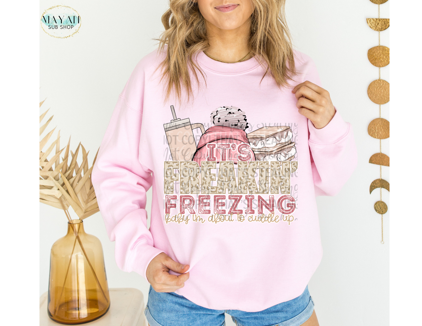 Freaking Freezing Sweatshirt - Mayan Sub Shop