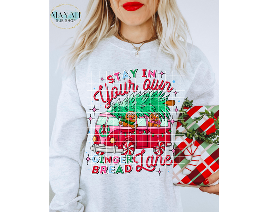 Gingerbread lane sweatshirt. -Mayan Sub Shop