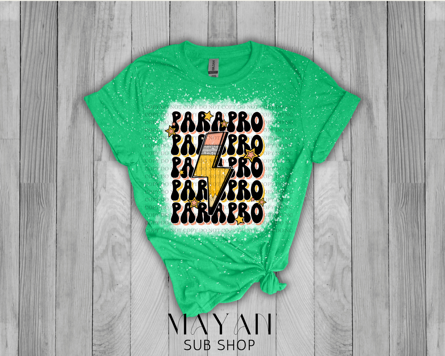 Parapro Retro Bleached Shirt - Mayan Sub Shop