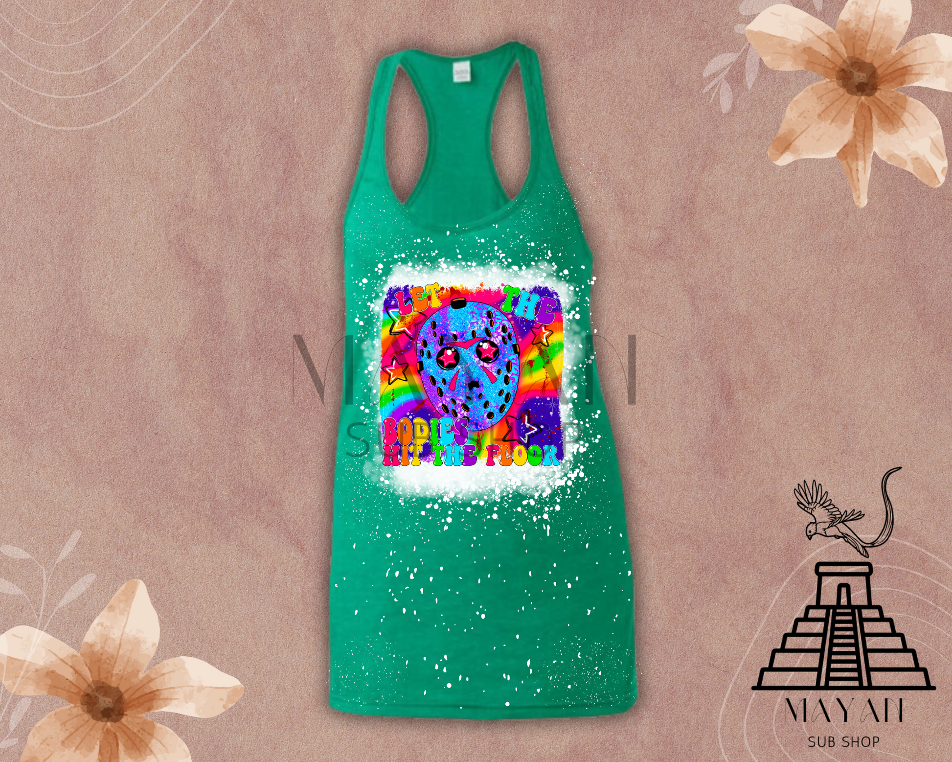 Let the bodies hit the floor tank top - Mayan Sub Shop