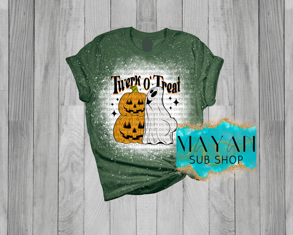 Twerk O' Treat Bleached Shirt - Mayan Sub Shop