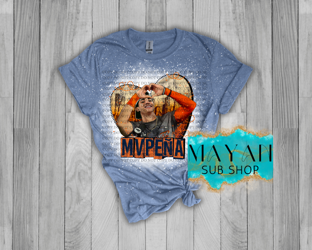 MVPena Bleached Shirt - Mayan Sub Shop