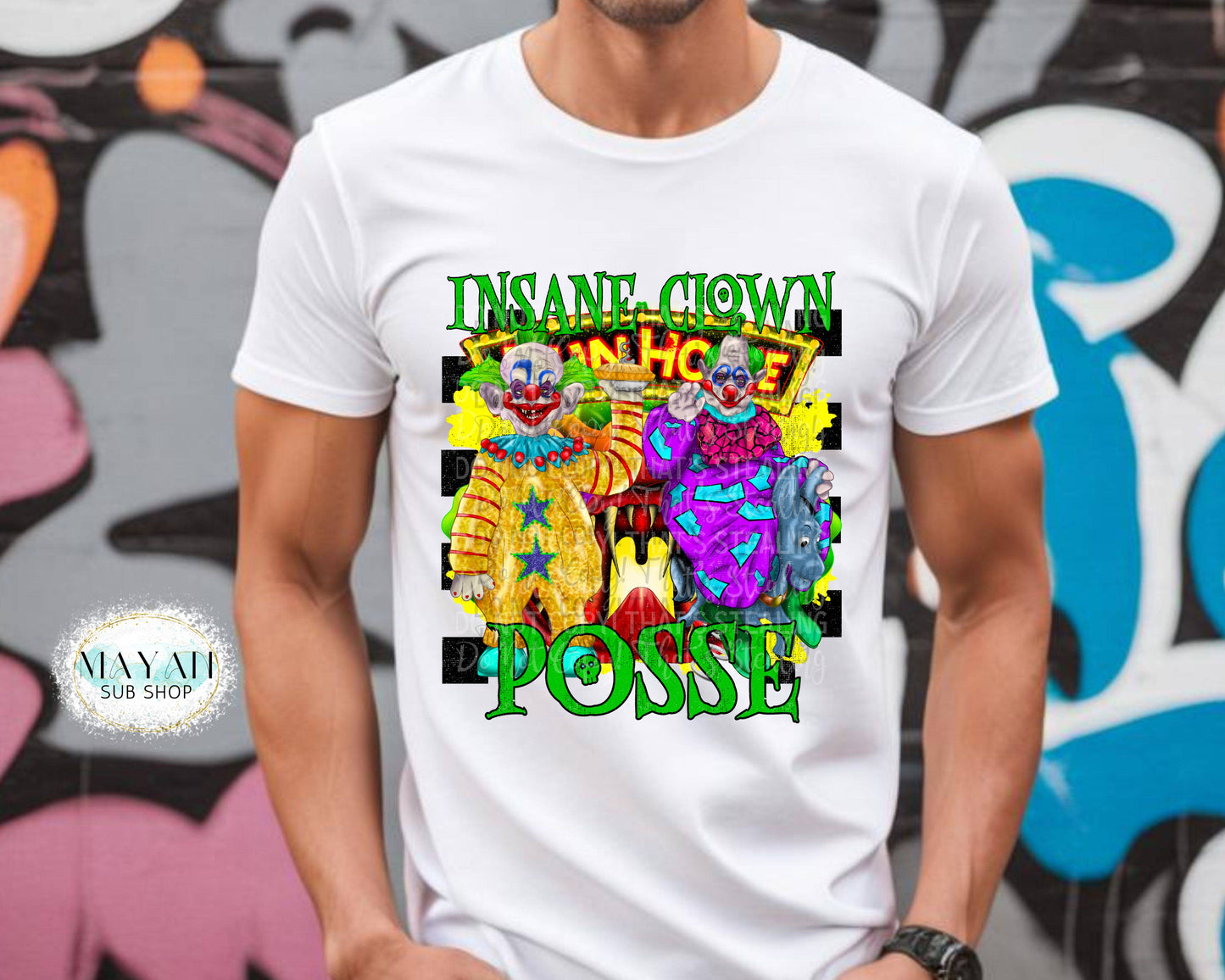 Insane clown posse shirt. -Mayan Sub Shop