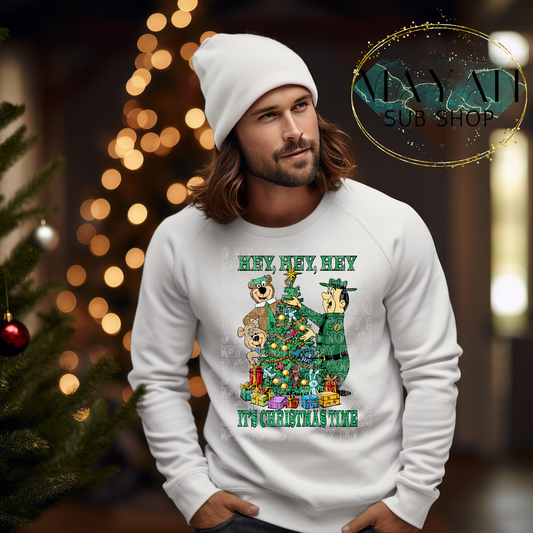 Christmas time sweatshirt. -Mayan Sub Shop