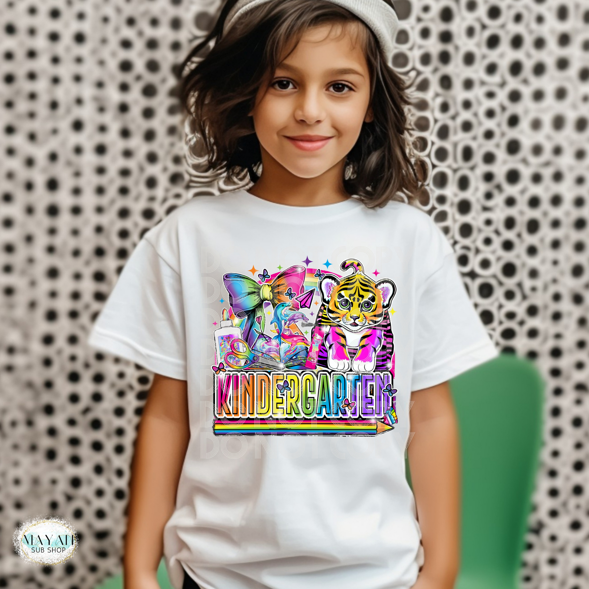 Kindergarten LF kids shirt. -Mayan Sub Shop