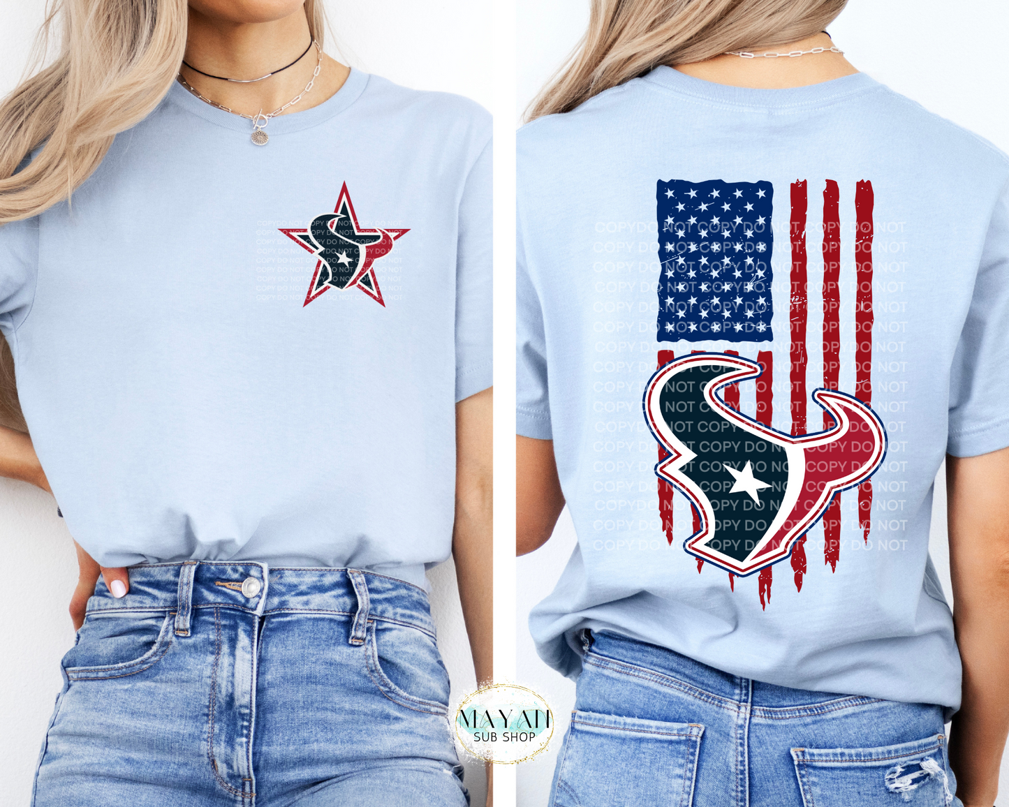 Houston Football Flag Shirt