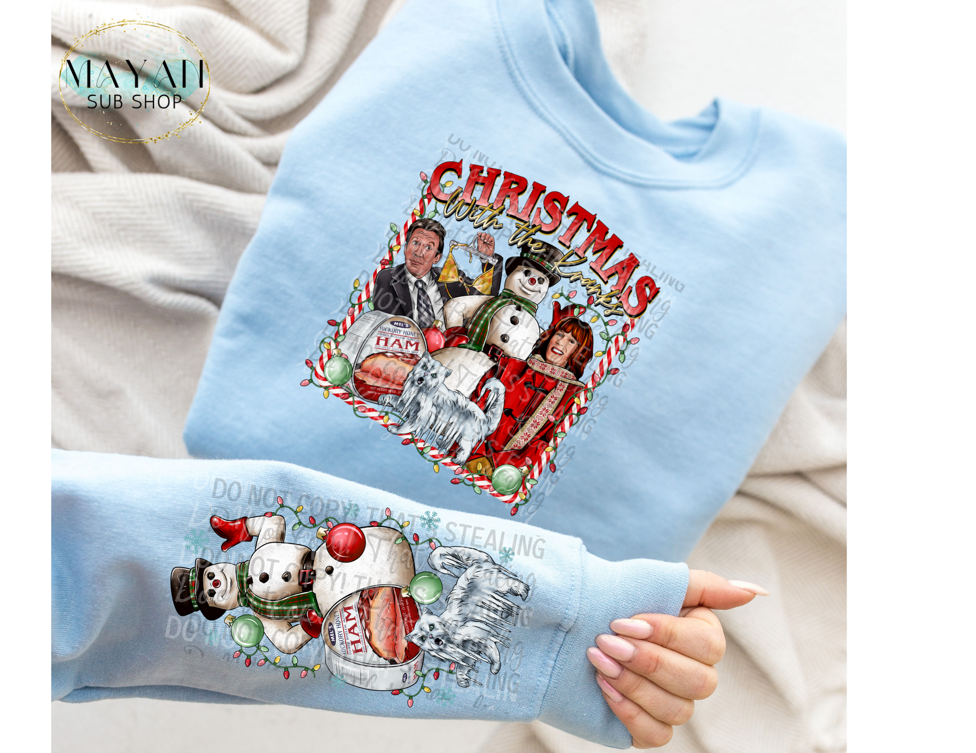 Christmas Neighborhood Party Sweatshirt - Mayan Sub Shop