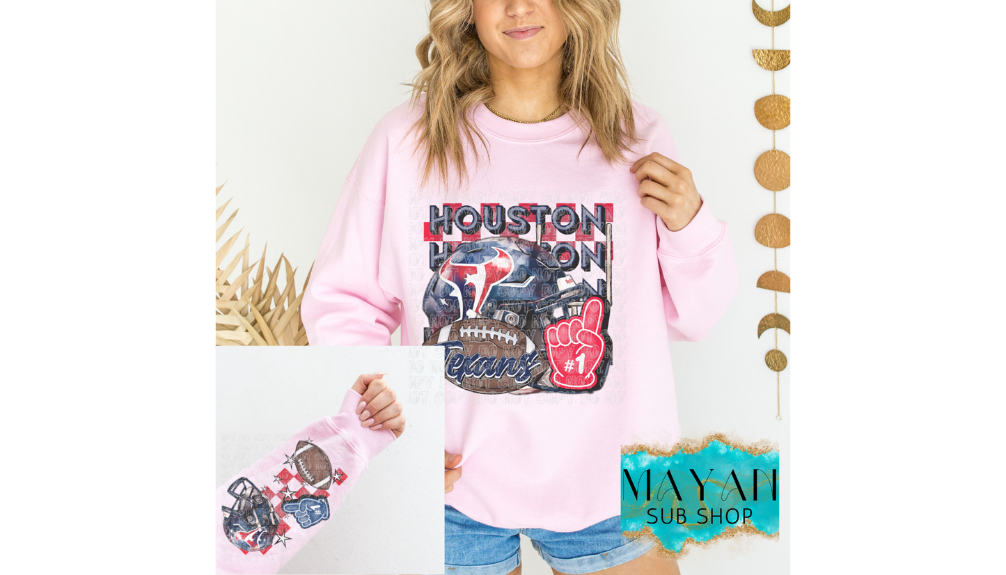 Houston Football Sweatshirt - Mayan Sub Shop