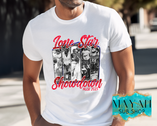 Lone star showdown Texas shirt. -Mayan Sub Shop