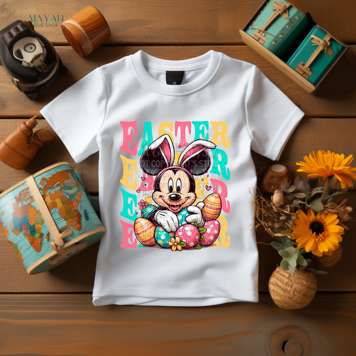 Easter mouse kids shirt. -Mayan Sub Shop