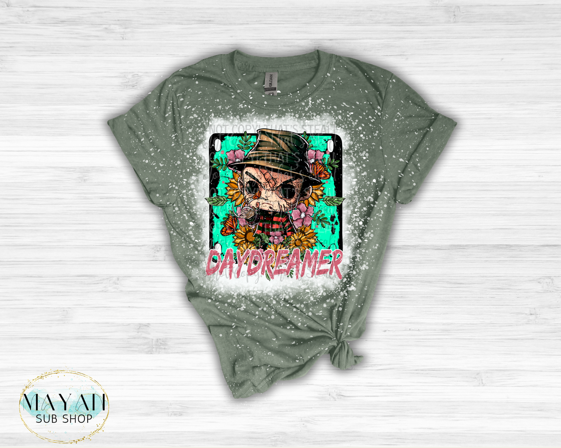 Daydreamer Bleached Shirt - Mayan Sub Shop