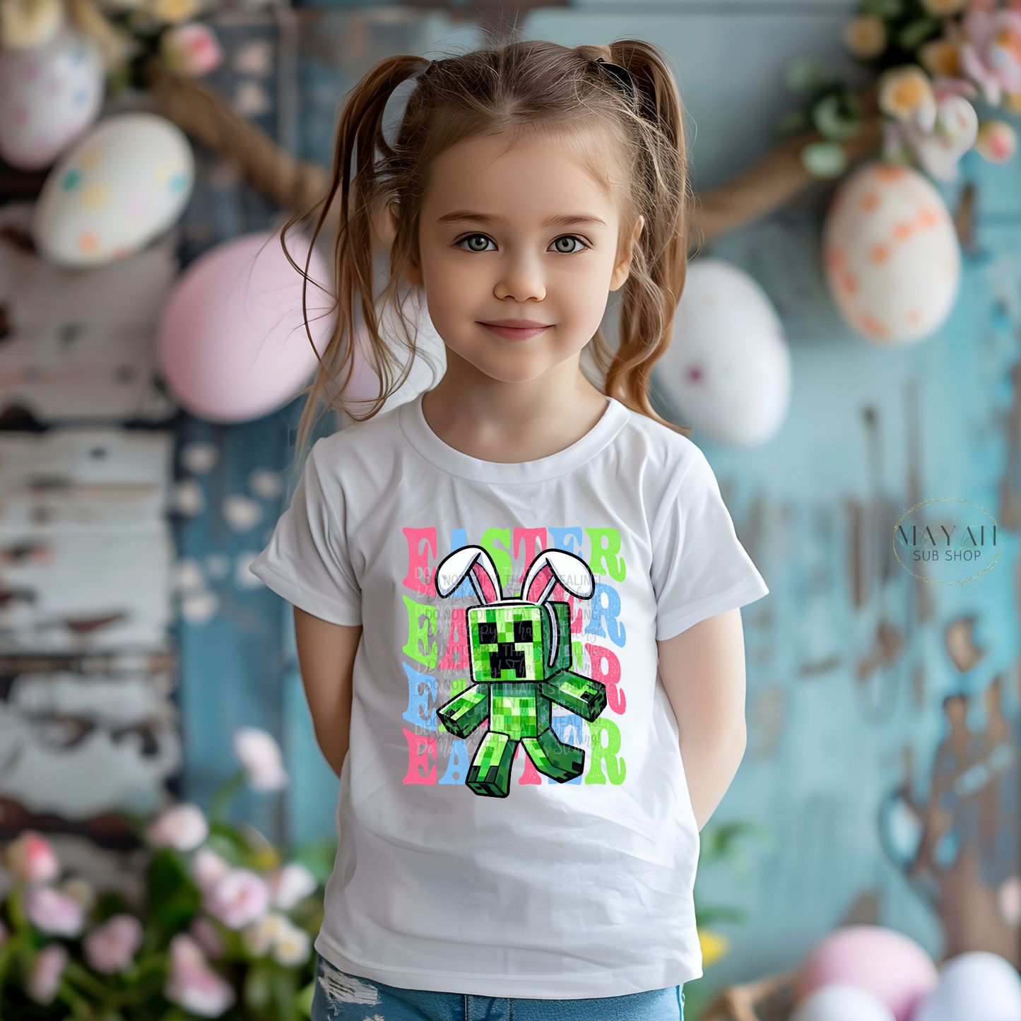 Easter Gamer Kids Shirt - Mayan Sub Shop