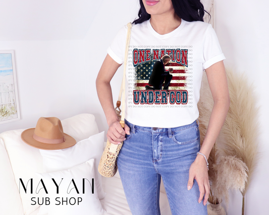 One Nation Under God shirt - Mayan Sub Shop